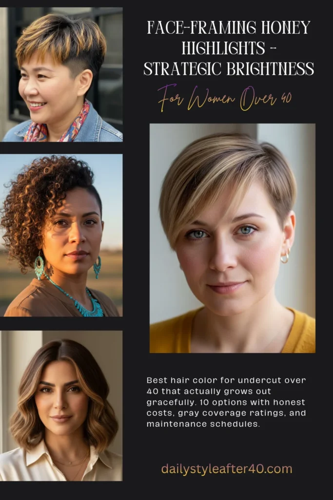 Face-Framing Honey Highlights - Strategic Brightness