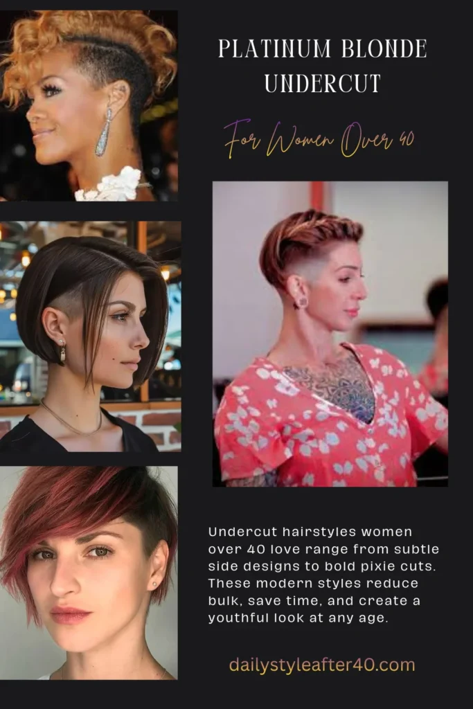 Platinum Blonde Undercut