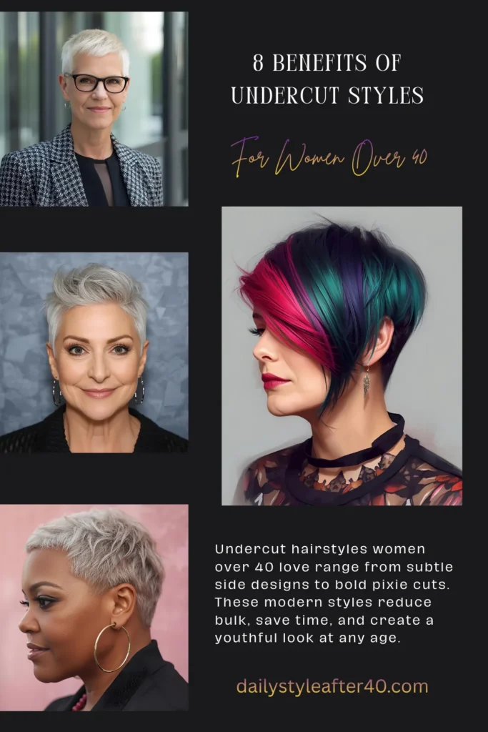 Top 8 Benefits of Undercut Styles for Women Over 40