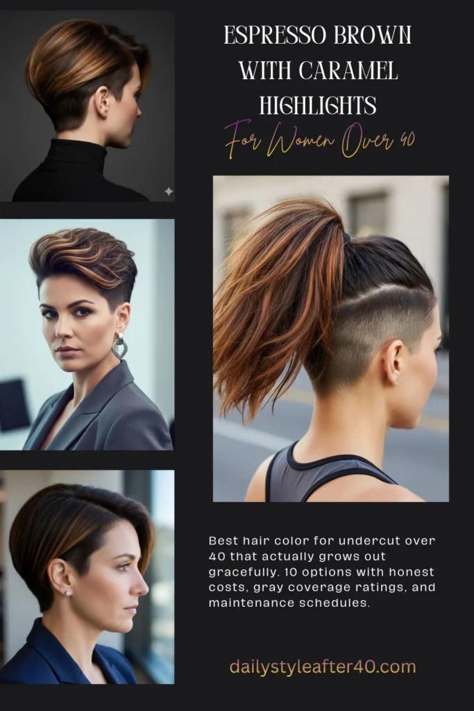 Espresso Brown with Caramel Highlights