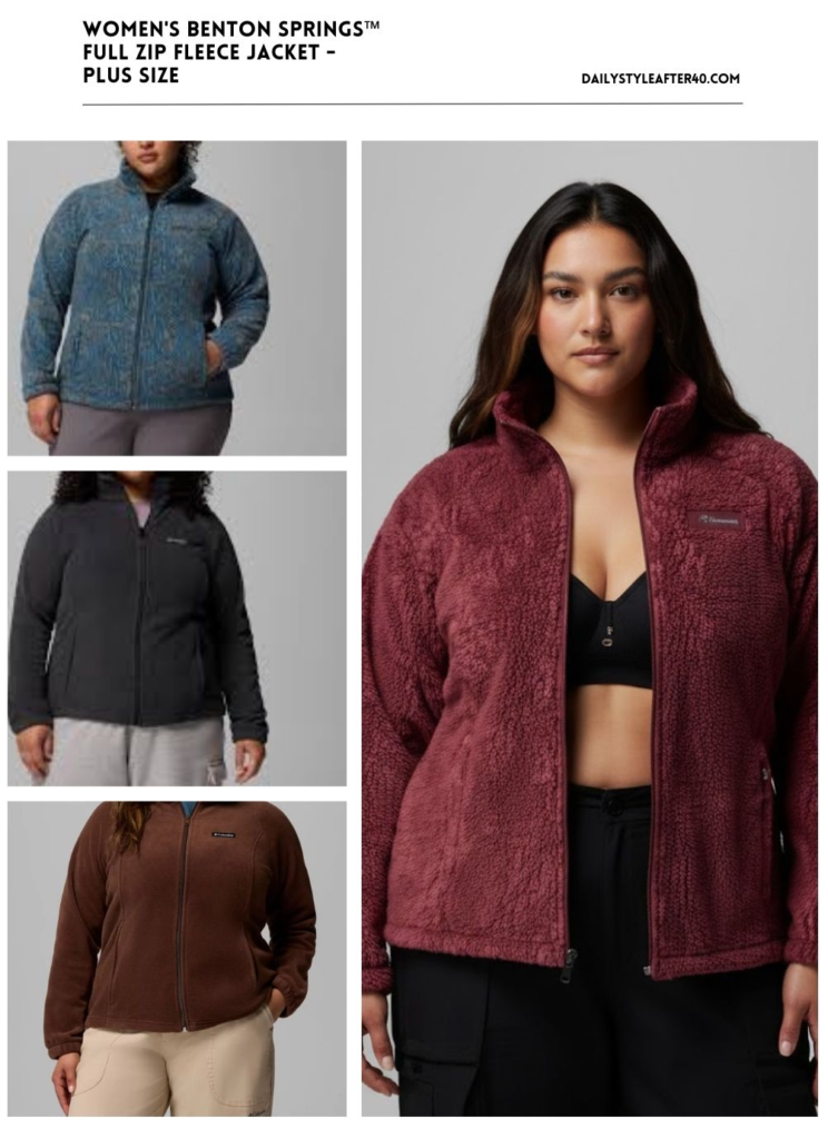 Women's Benton Springs™ Full Zip Fleece Jacket - Plus Size