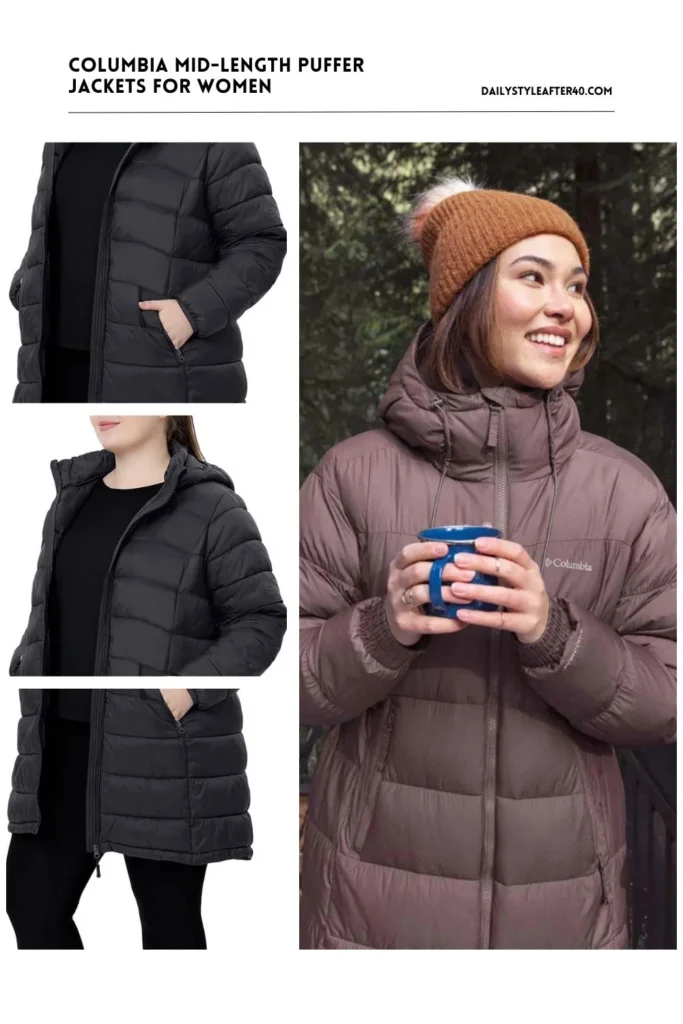 Columbia Mid-Length Puffer Jackets for Women