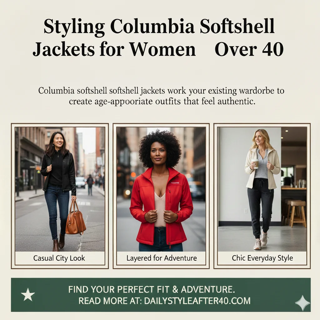 Styling Columbia Softshell Jackets for Women Over 40