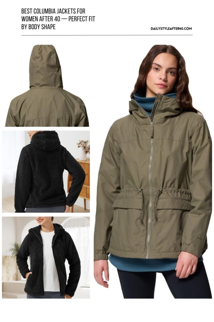 Styling Columbia Jackets for Women Over 40 Outfit Ideas