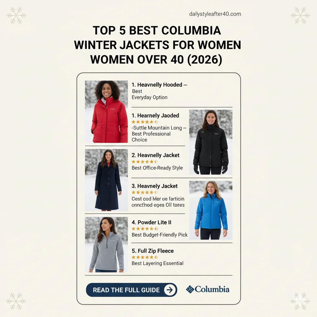 Top 5 Best Columbia Winter Jackets for Women Over 40 (2026)