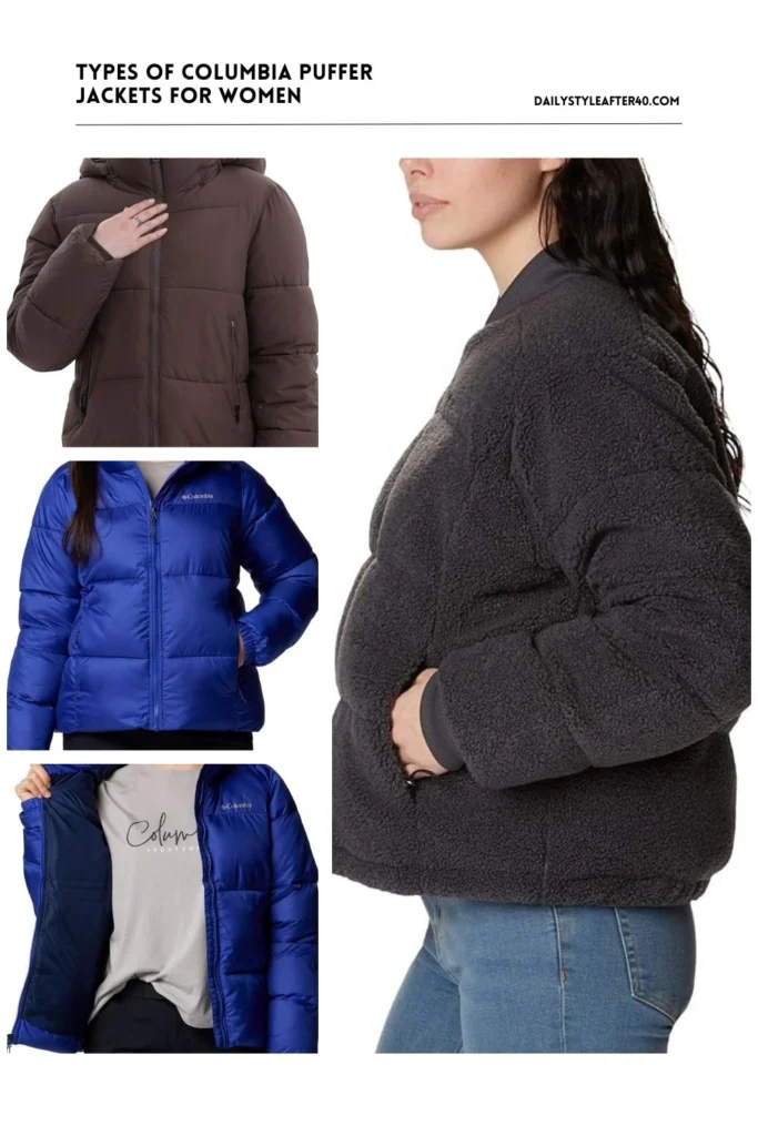 Types of Columbia Puffer Jackets for Women