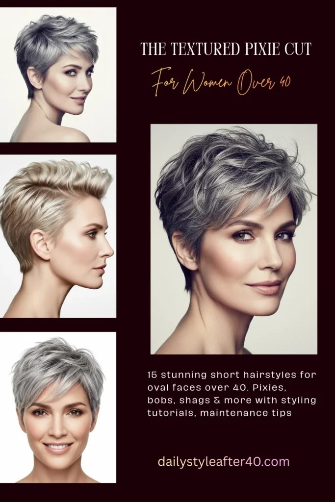 The Textured Pixie Cut for women over 40