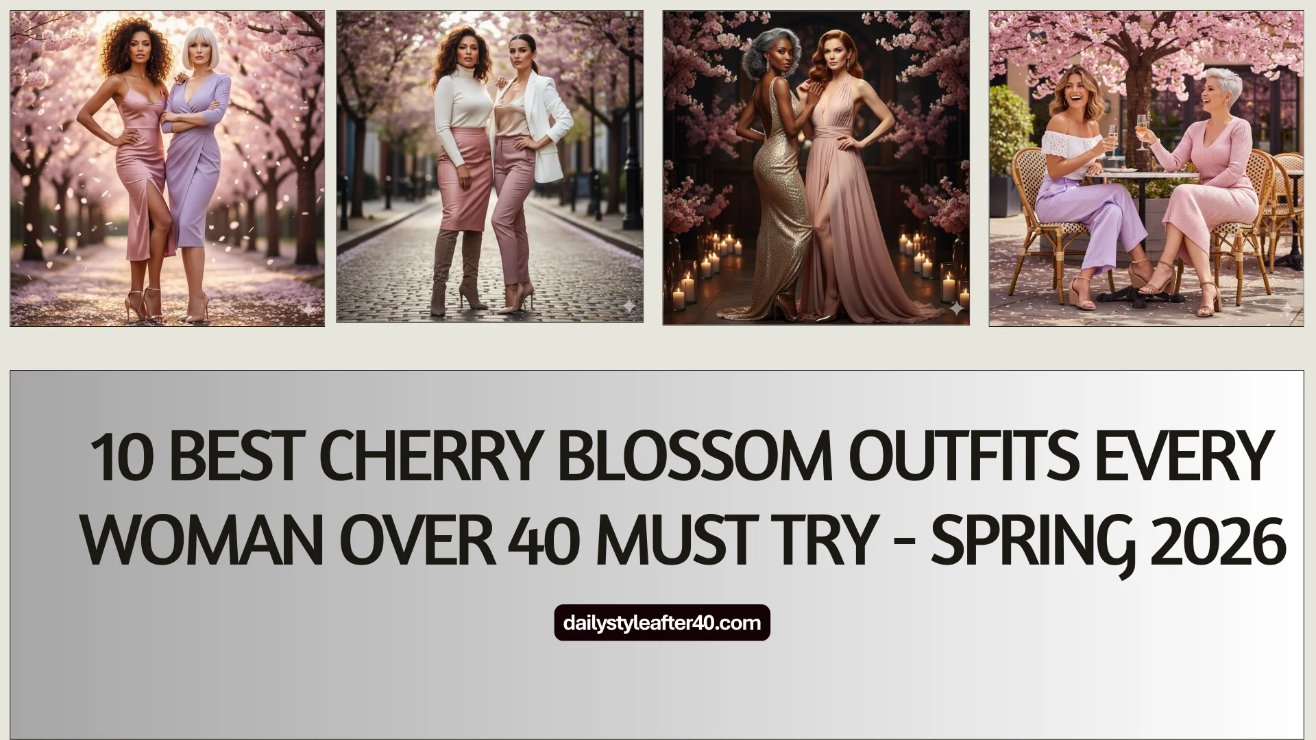 10 Best Cherry Blossom Outfits Every Woman Over 40 Must Try - Spring 2026