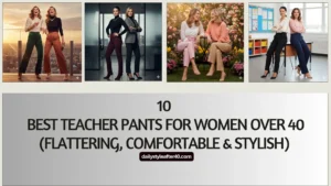 10 Best Teacher Pants for Women Over 40 (Flattering, Comfortable & Stylish)
