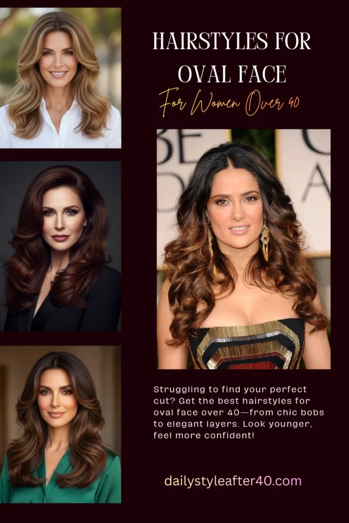 Best Long Hairstyles for Oval Face Over 40