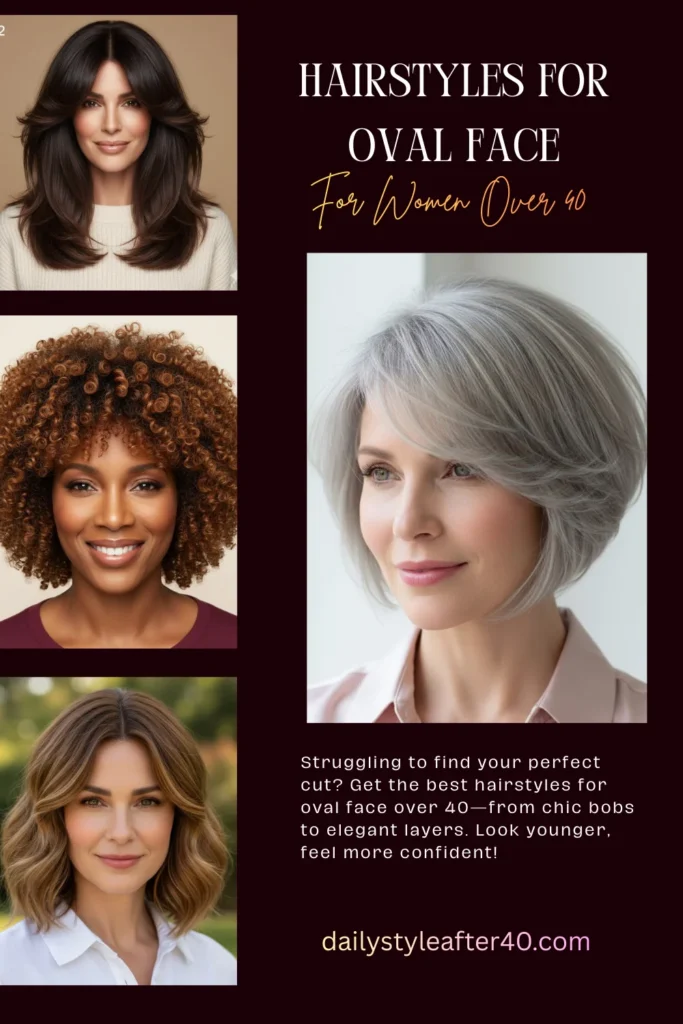 Best Bob Hairstyles for Oval Face Over 40