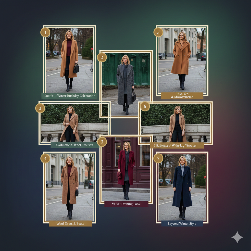 Best 7 Winter Birthday Outfit Ideas for Women Over 40 That Make You Look Radiant