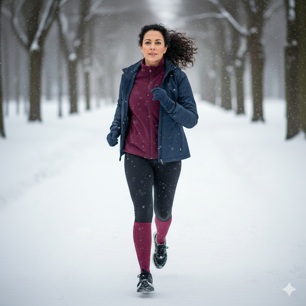 Color Coordination Tips for Winter Running Outfits for Women Over 40
