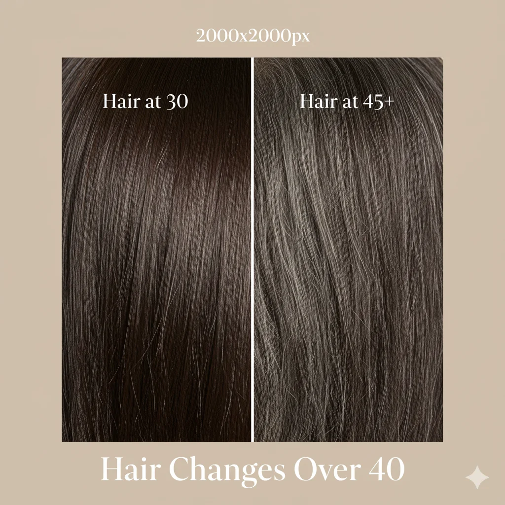 Hair After 40: What's Actually Changed (And Why It Matters for Your Next Cut)