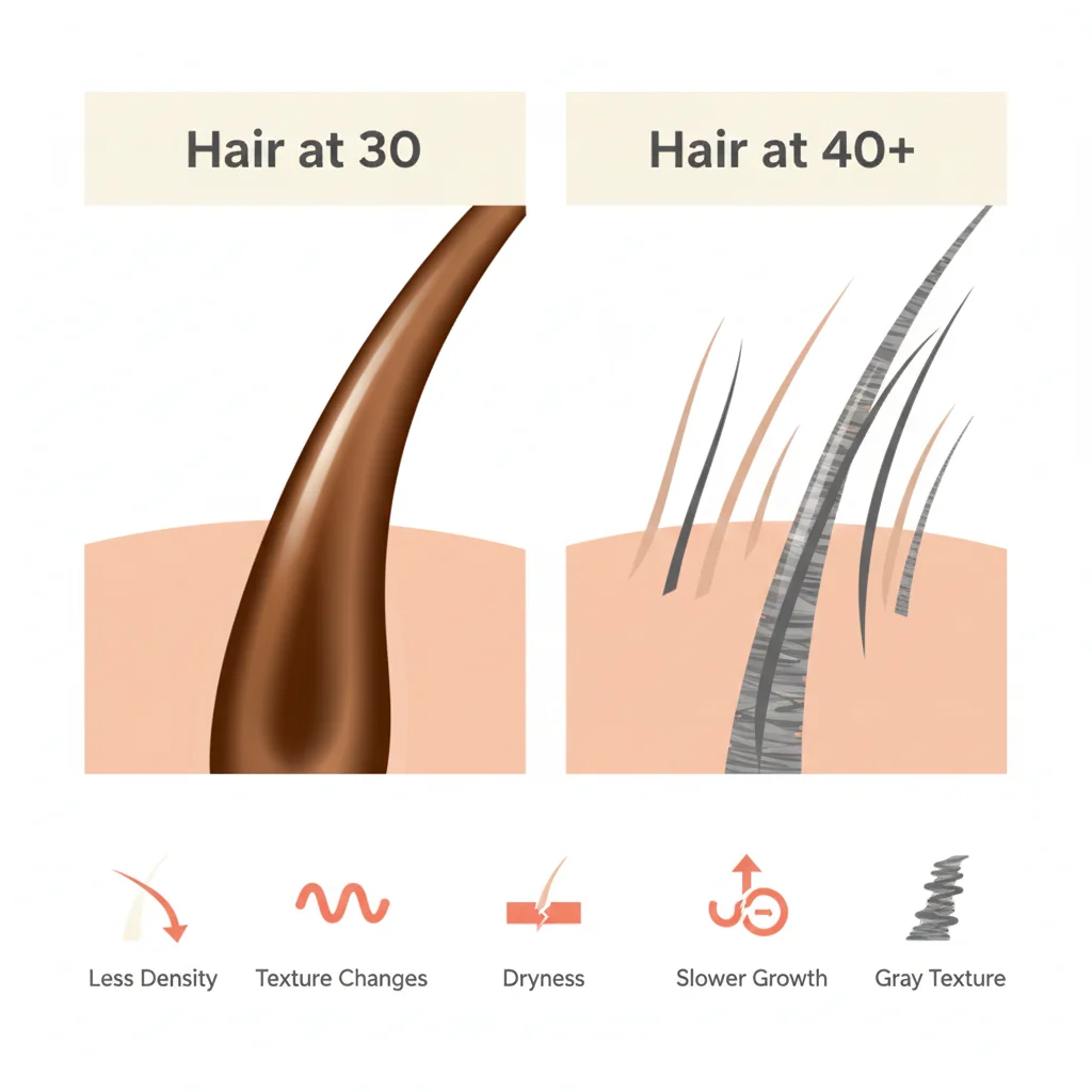 5 Hair Changes Women Over 40 Notice (And How They Affect Hairstyle Choices