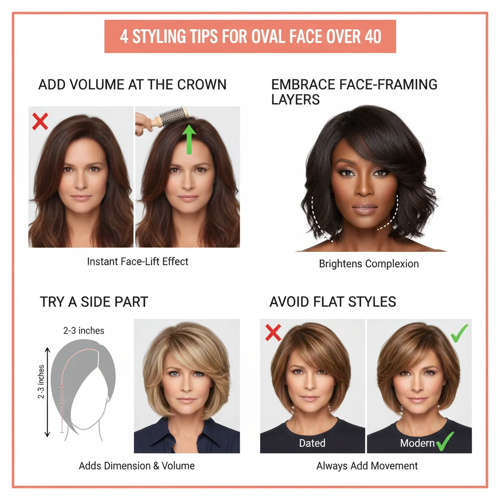 Styling Tips for Oval Face Over 40