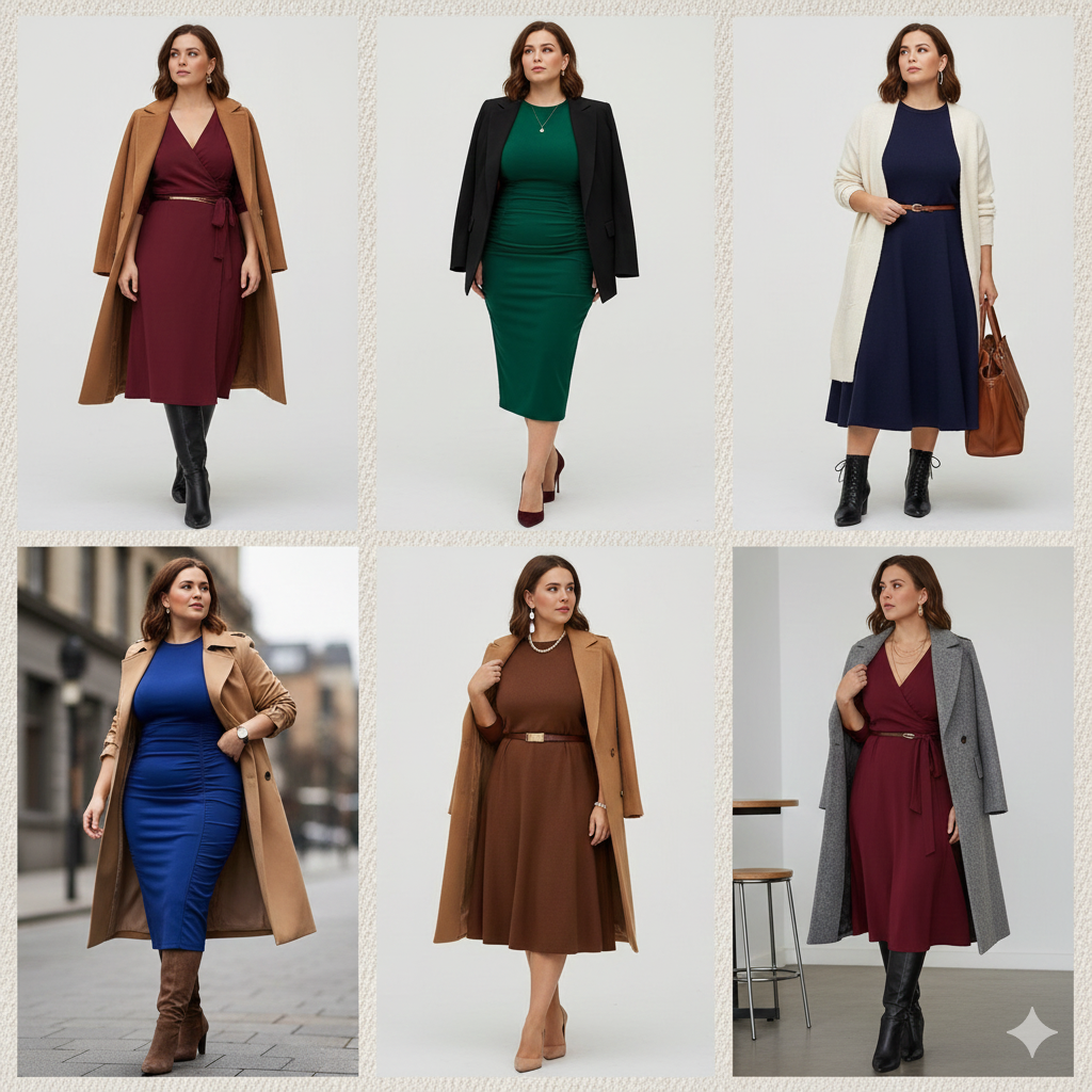 Best Winter Curvy Outfit Ideas for Women Over 40