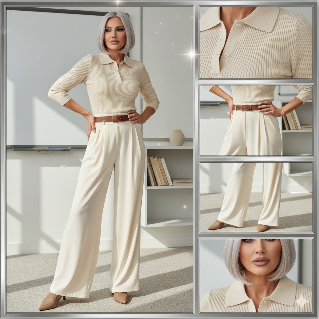 Pear Body Shape: Teacher Outfits for Women Over 40 That Balance Proportions