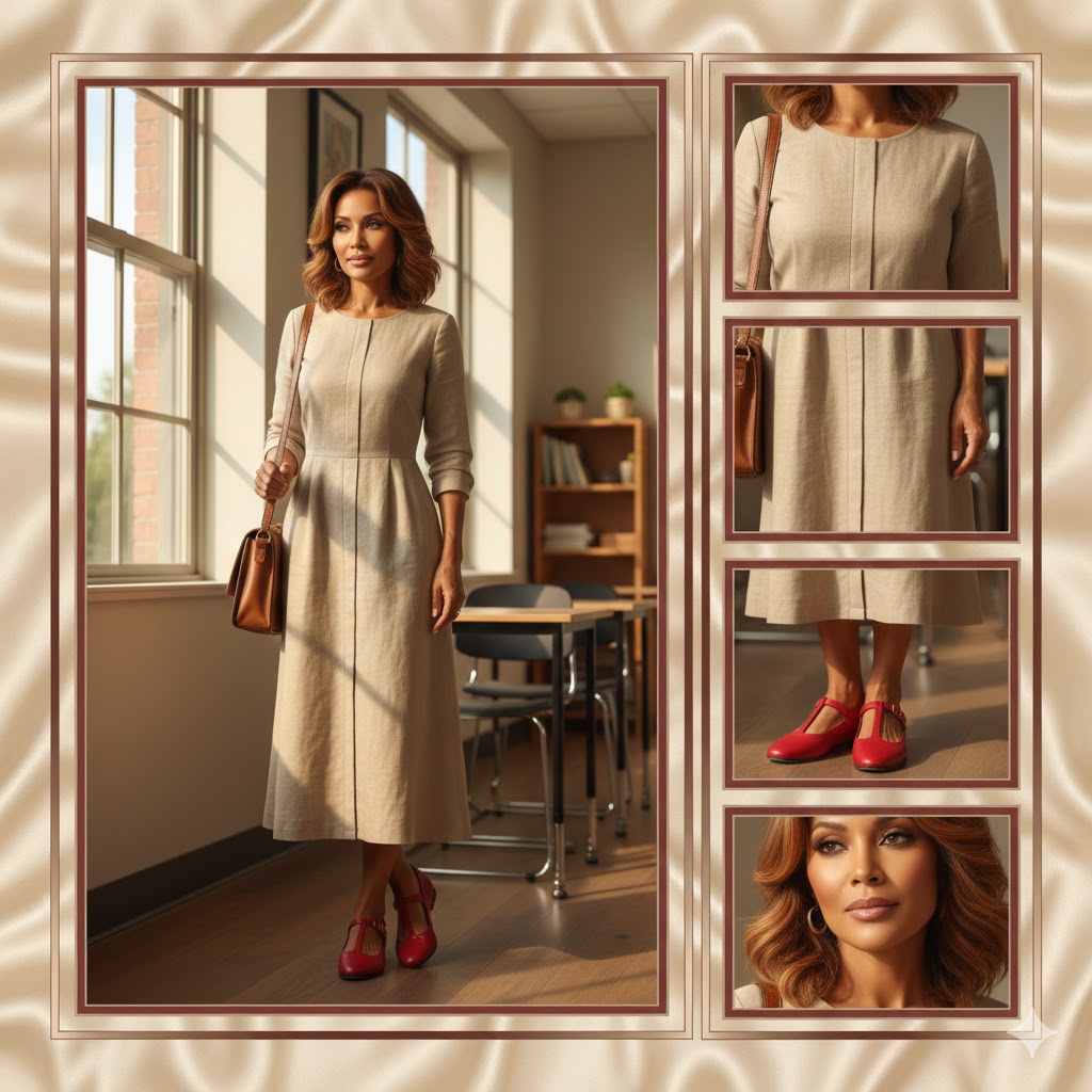 Petite: Teacher Outfits for Women Over 40 That Elongate Your Frame