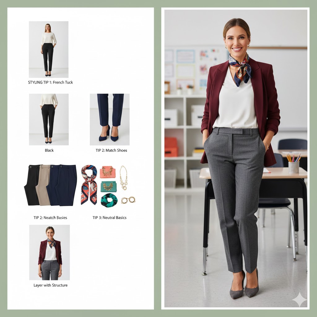 Quick Styling Tips for Teacher Pants