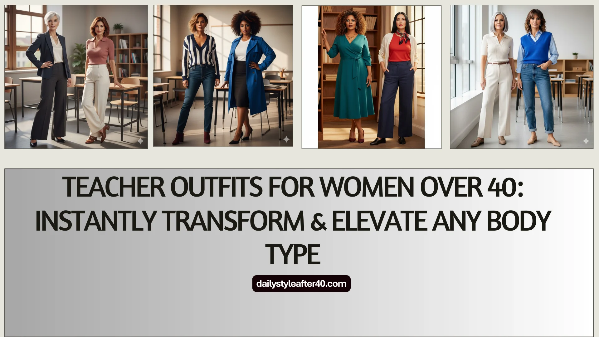 Teacher Outfits for Women Over 40: Instantly Transform & Elevate Any Body Type