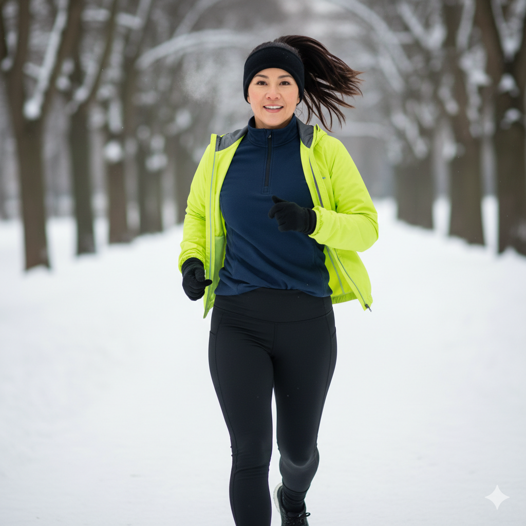 Cozy Winter Running Outfits for Women Over 40:The Everyday Comfortable Runner