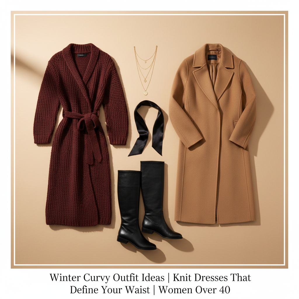 Winter Curvy Outfit Ideas for Women Over 40: Stay Warm, Look Stunning