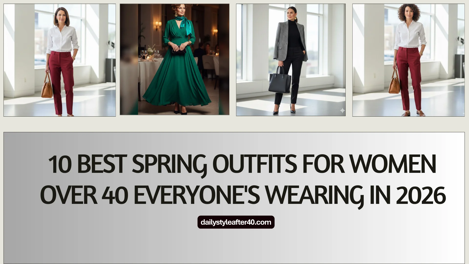 10 Best Spring Outfits for Women Over 40 Everyone's Wearing in 2026