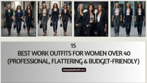 15 Best Work Outfits for Women Over 40 (Professional, Flattering & Budget-Friendly)