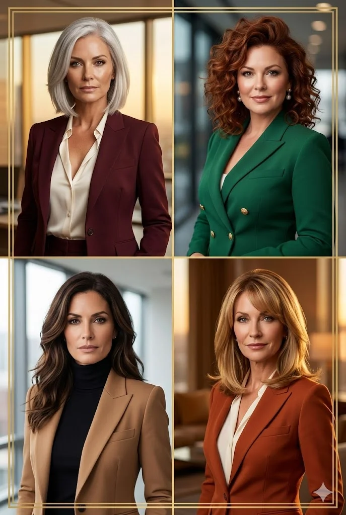  Professional Office Hairstyles for Women Over 40 | Avoid These Mistakes