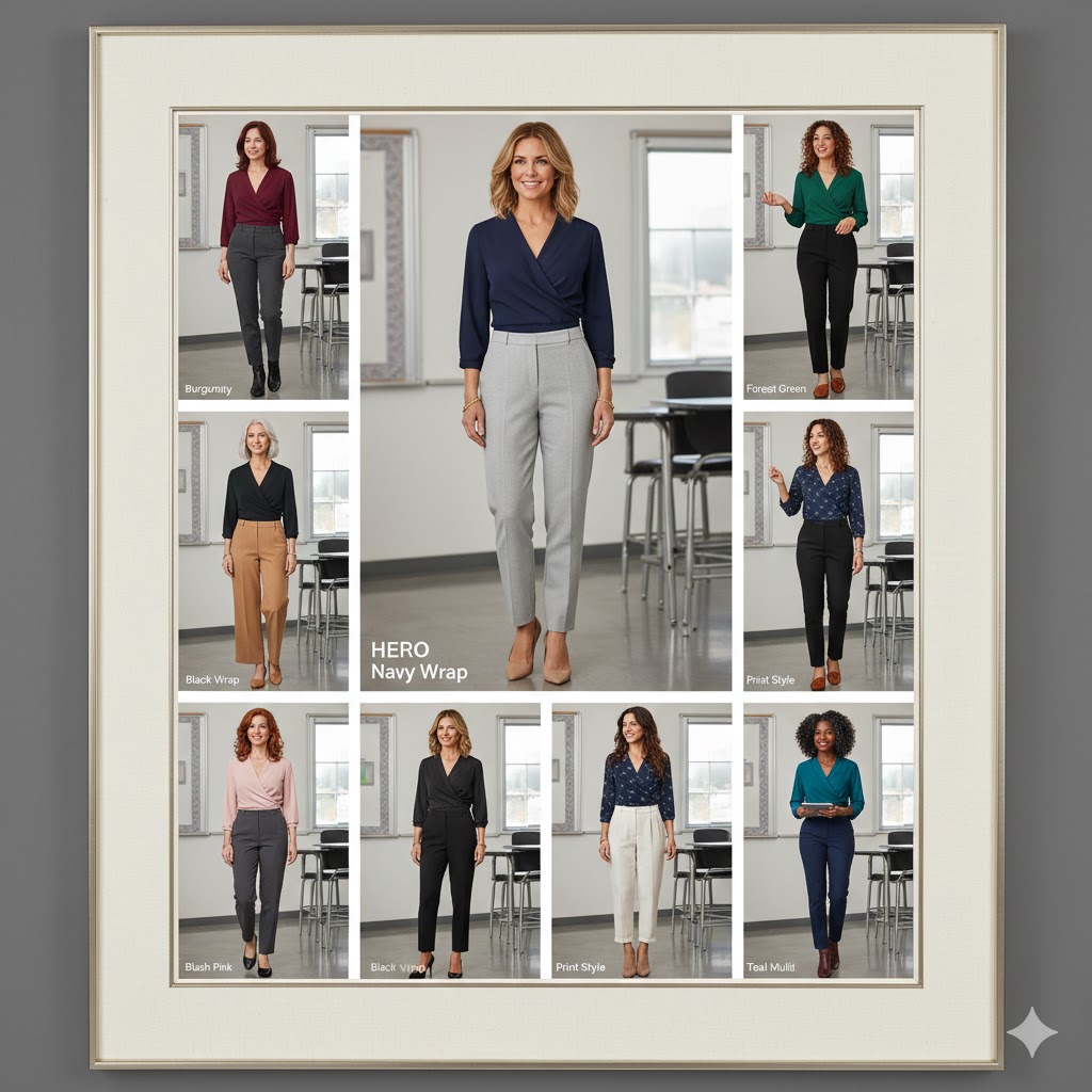 LOFT Classic Wrap Blouse