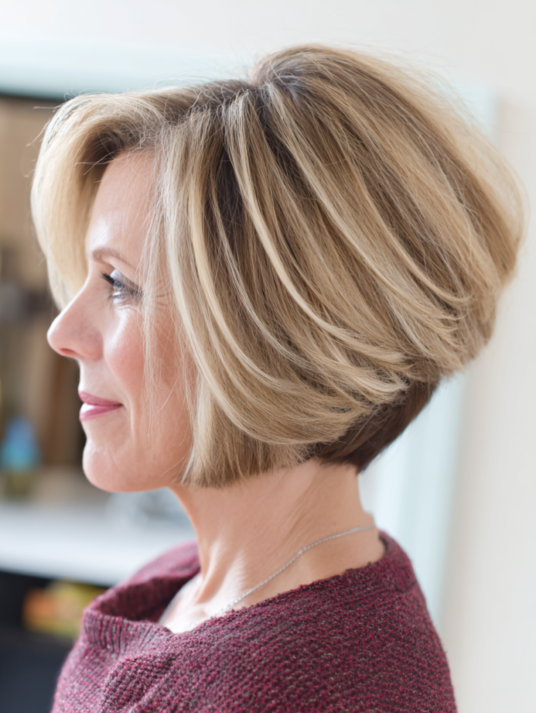 Angled Bob With Volume