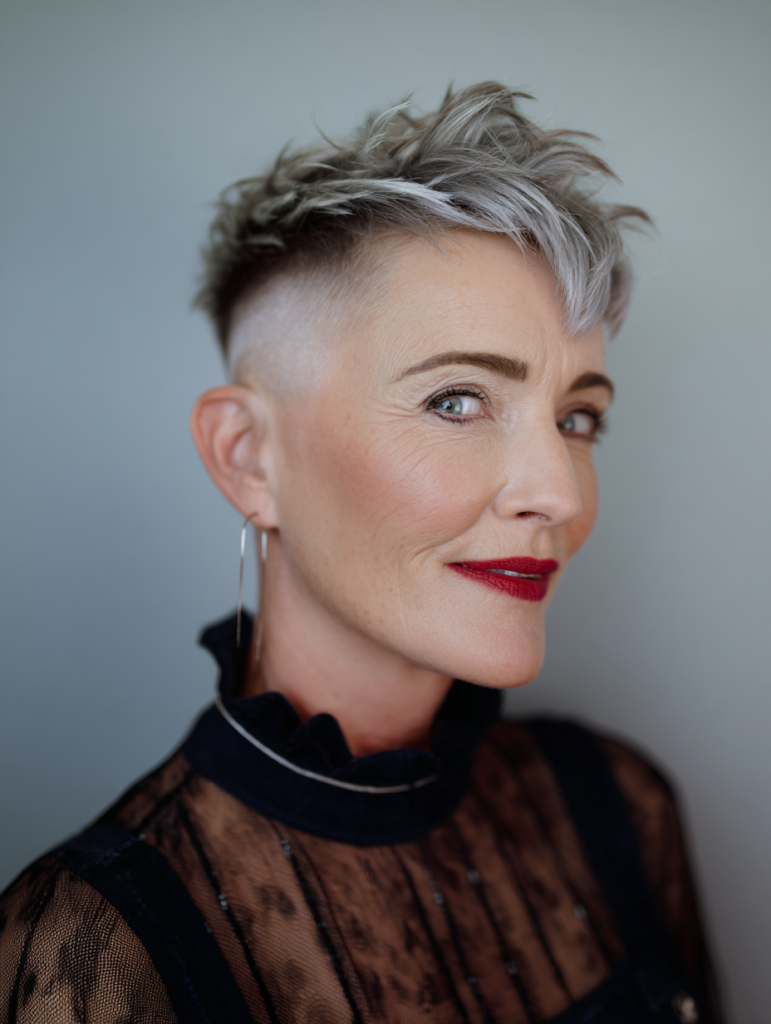 Bold Undercut Pixie