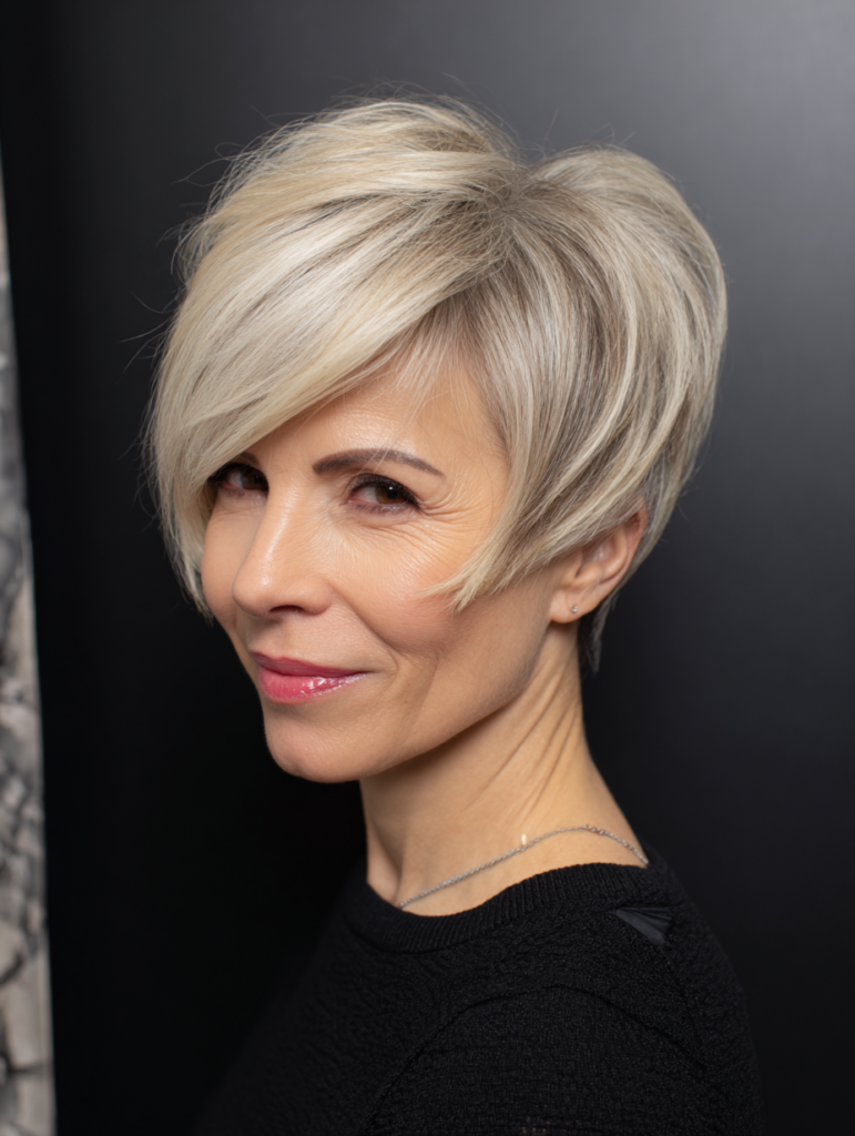 Sassy Layered Pixie Bob