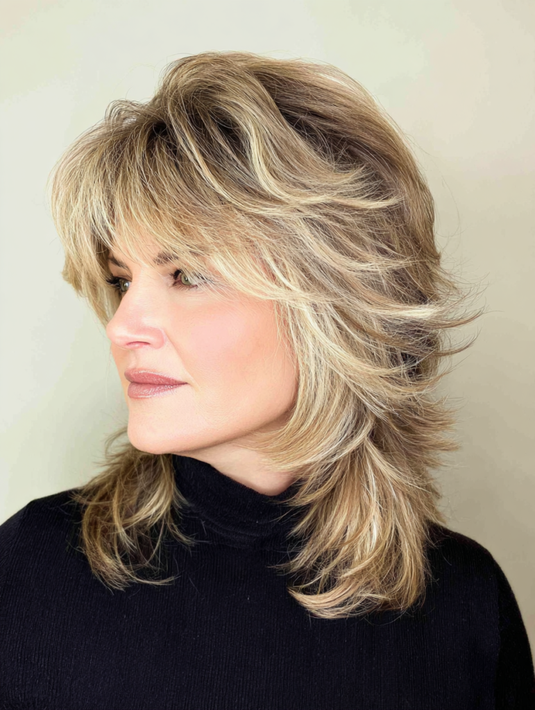 Volumized Mid Length Shag
