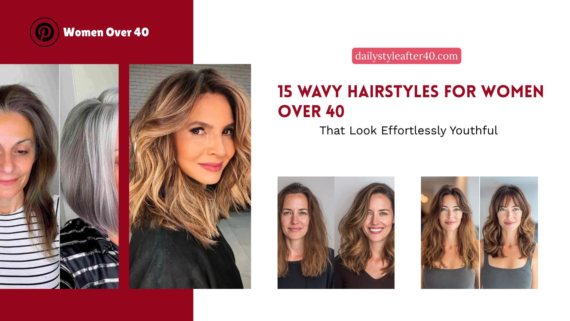 15 Wavy Hairstyles for Women Over 40 That Look Effortlessly Youthful