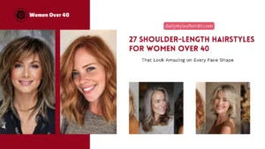 27 Shoulder-Length Hairstyles for Women Over 40 That Look Amazing on Every Face Shape