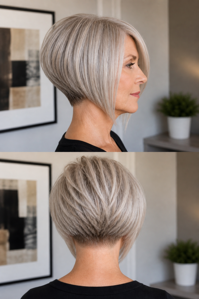 Angled Stacked Bob
