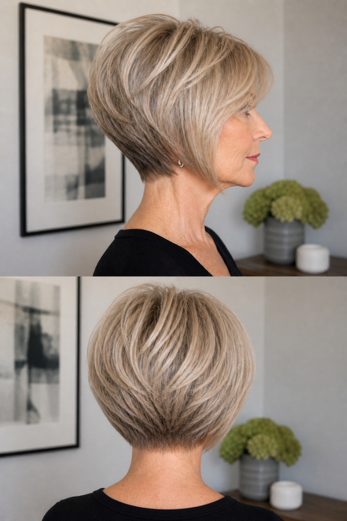 The Classic Stacked Bob